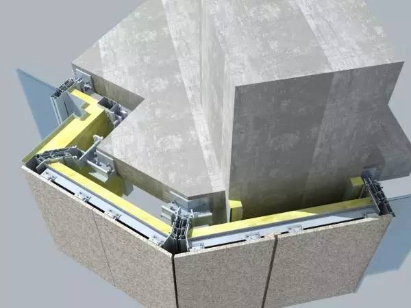 石材幕墙干挂法施工工艺全解析与超清三维节点效果图展示